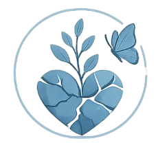 Logo de mariposa con corazón